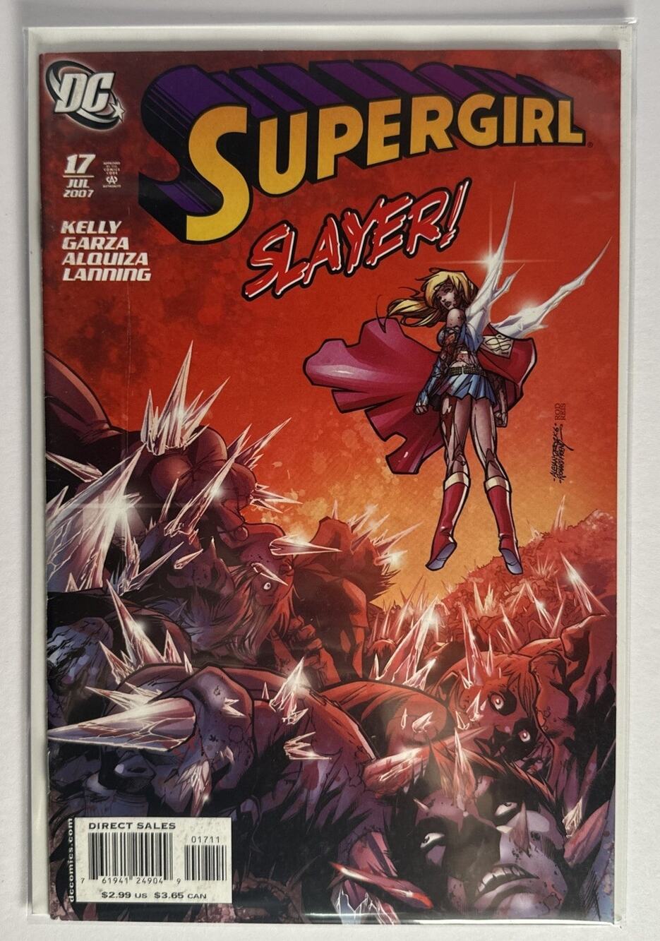 SUPERGIRL #17 VOL. 5 8.0 DC COMIC BOOK H22-32